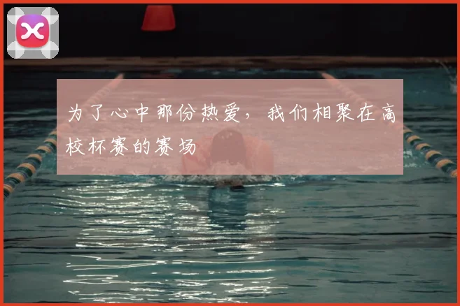 为了心中那份热爱，我们相聚在高校杯赛的赛场