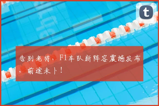 告别老将，F1车队新阵容震撼发布，前途未卜！